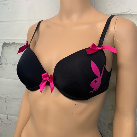 PLAYBOY Other - Playboy Bunny Pink Bows Bra